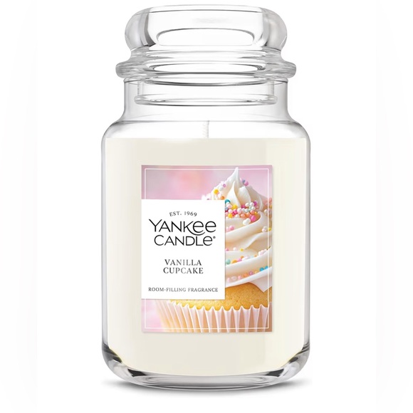Yankee Candle Other - Yankee Candle Vanilla Cupcake Jar Candle, 22 oz Large Jar, burn time 150 hours